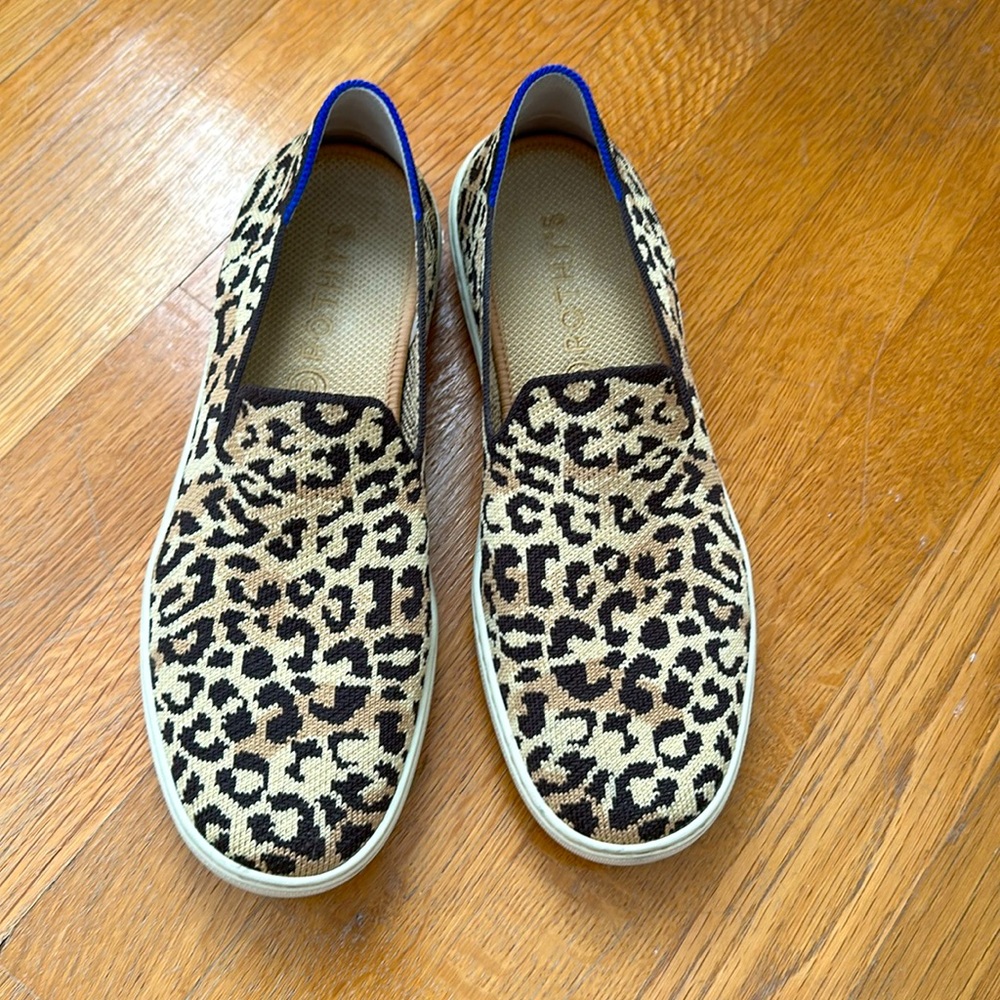 Rothy’s slip on sneaker in Camo Cat, size 9